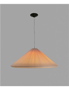 Lámpara colgante Saigon – Faro – Pantalla de cinta, 70 cm/130 cm