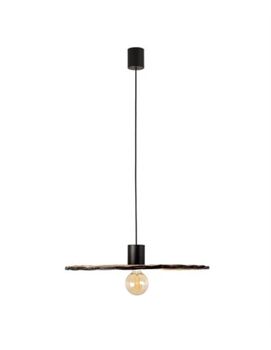 Lámpara colgante Costas – Faro – De ratán, 60-100 cm
