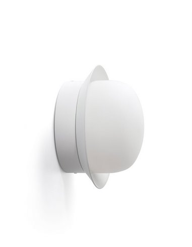 Aplique de pared baño May – Faro – Ø 12 cm, Acero, LED 2700K