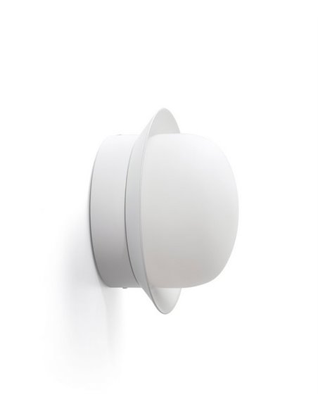 Aplique de pared baño May – Faro – Ø 12 cm, Acero, LED 2700K