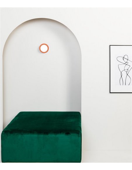 Aplique de pared baño May – Faro – Ø 12 cm, Acero, LED 2700K