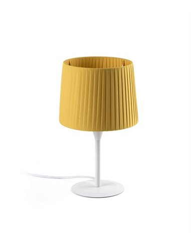 Lámpara de sobremesa Samba – Faro – Pantalla textil, Ø 44,5 cm, Ø 49,5 cm