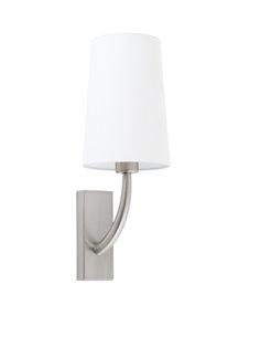 Aplique de pared Rem – Faro – Níquel mate+Oro viejo, E27