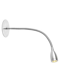 Lámpara de pared empotrable Loke - Faro - Brazo orientable en cromo