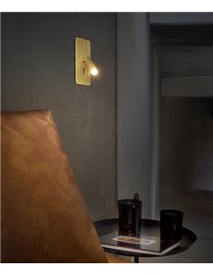 Aplique de pared Suau – Faro – Con lector LED, Orientable