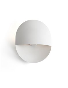 Aplique de pared Eres - Faro - Diseño moderno, color blanco, luz indirecta