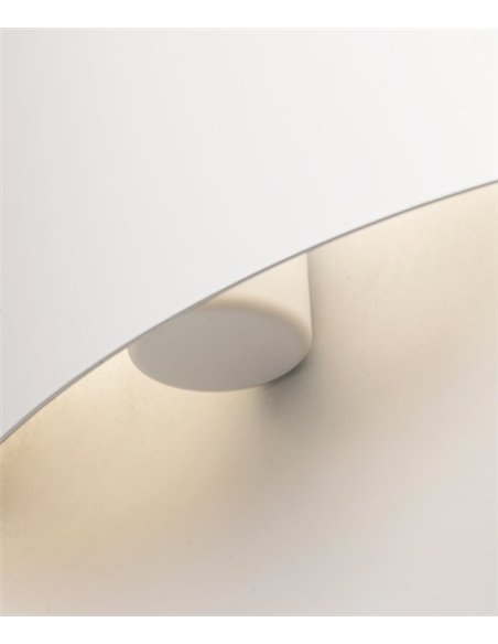 Aplique de pared Eres – Faro – Blanco, E27, 37 cm