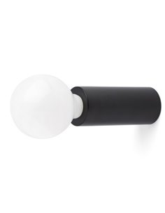 Aplique de pared Ten – Faro – Bombilla decorativa, E27, 14 cm