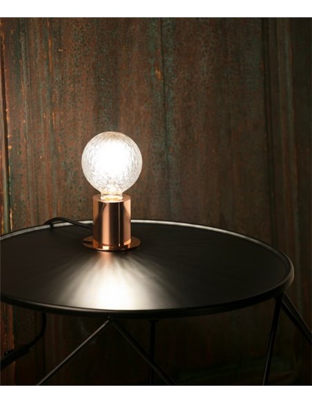 Lámpara de mesa Ten – Faro – Lámpara vintage, E27, 7.5 cm