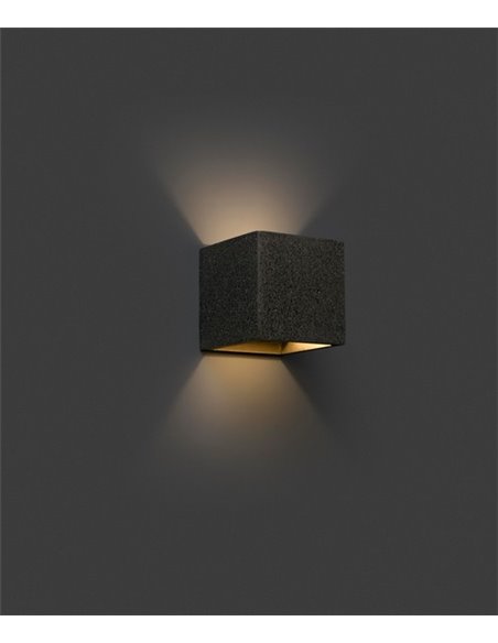 Lámpara de pared Kamen – Faro – Lámpara de cemento, G9, 11.5 cm