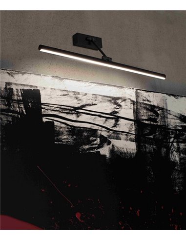 Lámpara para iluminar cuadros Magritte – Faro – LED 3000K, 30 cm+45.2 cm+60 cm
