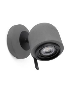 Aplique de pared Stone – Faro – Lámpara de cemento, Lector GU10 2