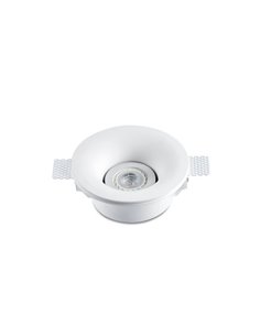 Lámpara empotrable Neu – Faro – Downlight de yeso, GU5.3, Ø 16 cm 2