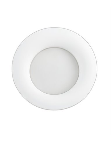 Lámpara Downlight empotrable Nord – Faro – Lámpara de yeso blanco, LED 3000K, Ø 33 cm