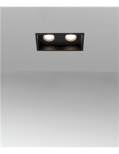 Lámpara empotrable Hyde – Faro – 2 Focos, IP44, 17.1 cm 2