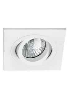Foco de techo Downlight Radón – Faro – Lámpara cuadrada GU10, 9.2 cm