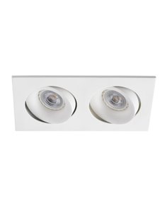 Foco de techo Downlight Argón – Faro – Downlight 2 luces, GU10, 23.2 cm  2
