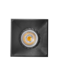 Empotrable de techo cuadrado Neón – Faro – Lámpara GU10, 7.5 cm