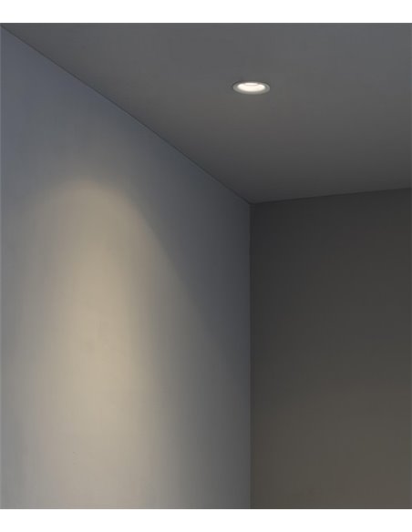 Empotrable de techo Downlight Neon – Faro – Lámpara redonda, GU10, Ø 7.8 cm