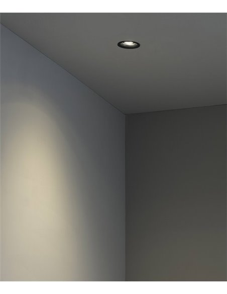 Empotrable de techo Downlight Neon – Faro – Lámpara redonda, GU10, Ø 7.8 cm
