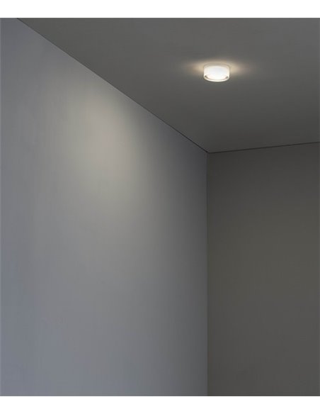 Plafón de techo Ebba – Faro – Lámpara de baño, LED 3000K, Ø 7 cm