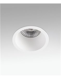 Lámpara empotrable Fox – Faro – Downlight blanco LED 2700K, Ø 6.5 cm