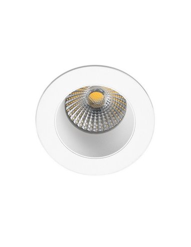 Lámpara empotrable de exterior Clear – Faro – Downlight blanco, IP65, Regulable