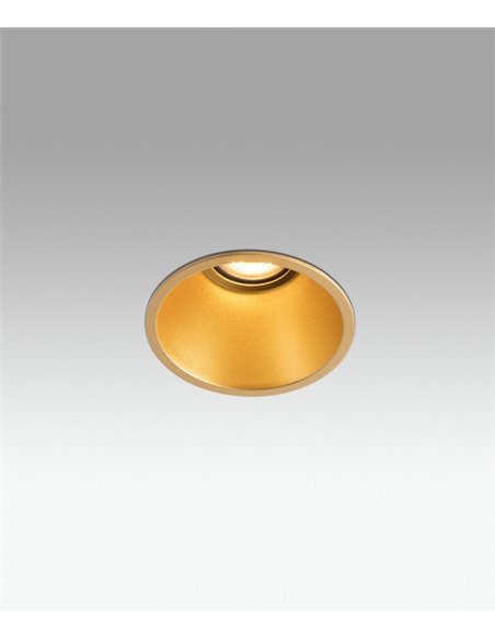 Lámpara empotrable de techo Fresh – Faro – Downlight de baño, IP44, Ø 11.6 cm