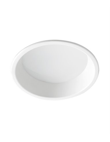 Lámpara empotrable Son – Faro – Downlight de techo blanco, LED 3000K, Ø 22 cm 
