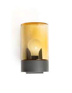 Lámpara aplique a pared para exterior Kila – Faro – Lámpara con cristal transparente, IP65, 20 cm