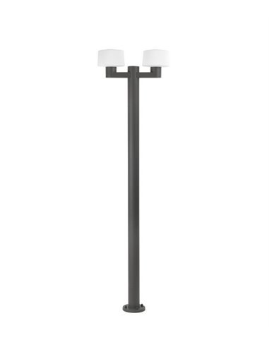 Lámpara farola de exterior Muffin – Faro – Aluminio gris oscuro, 211.5 cm