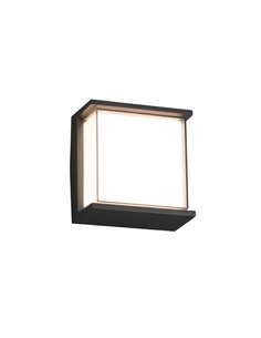 Aplique de pared de exterior Hikari – Faro – Aluminio gris oscuro, LED 3000K, 17 cm 2