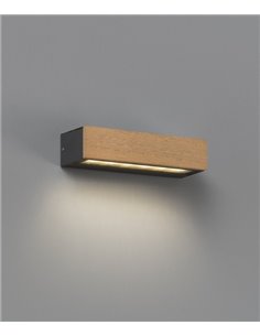 Aplique de exterior Lako – Faro – Lámpara LED 3000K, Aluminio, 22 cm