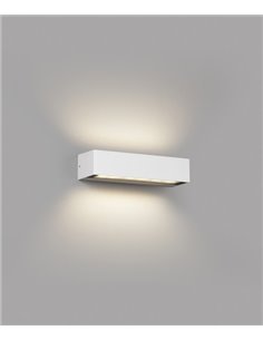 Aplique de pared de exterior Doro – Faro – Aluminio, LED 3000K, 22+38+50 cm