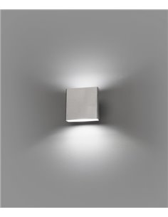 Aplique de pared LED Kaula – Faro – Lámpara para jardines, IP44, 10 cm