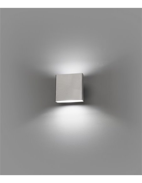 Aplique de pared LED Kaula – Faro – Lámpara para jardines, IP44, 10 cm