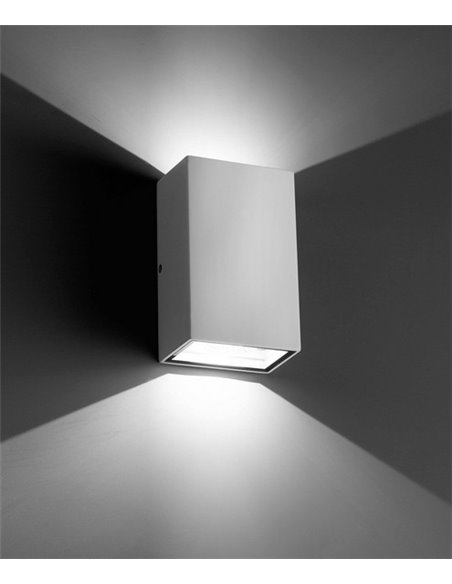 Aplique de pared de exterior Ling – Faro – Lámpara LED 4000K, 15.7 cm