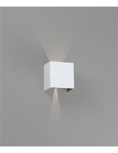 Aplique de pared de exterior Olan – Faro – Aluminio, IP65, LED 3000K