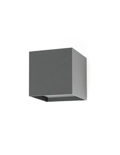 Aplique de pared de exterior Olan – Faro – Aluminio, IP65, LED 3000K