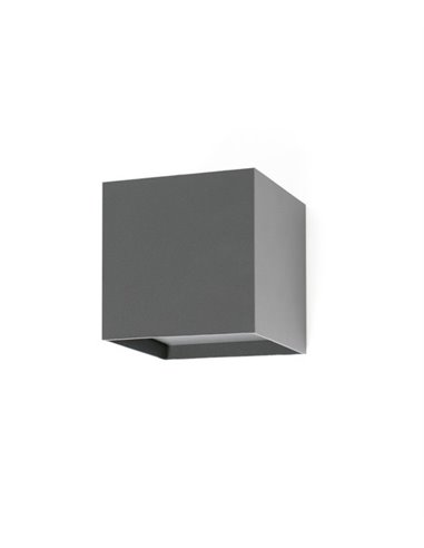 Aplique de pared de exterior Olan – Faro – Aluminio, IP65, LED 3000K