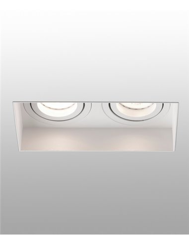 Lámpara empotrable Hyde – Faro – Sin marco, 2 luces, GU10