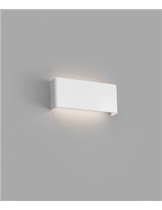 Aplique de pared Nash – Faro – Lámpara blanca+negra, LED 3000K