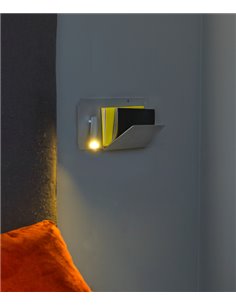 Aplique de pared Suau – Faro – Izquierdo, Lector LED 3000K