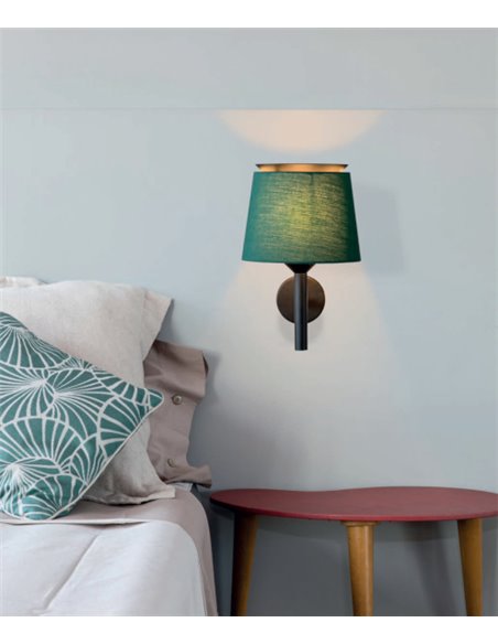 Lámpara aplique de tela Savoy – Faro – Pantalla textil