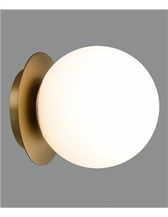 Aplique de pared Parma - ACB - Lámpara para baño (IP44), esférica