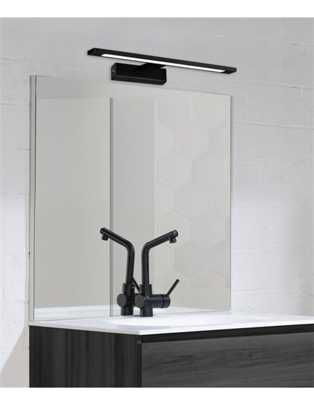 Aplique de pared Menorca – ACB – Lámpara espejo baño, LED 4000K, 45 cm
