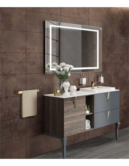 Espejo iluminado para baño Mul – ACB – Táctil, Pantalla multifuncional