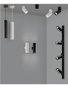 Foco de superficie Zoom – ACB – Lámpara orientable, 1xGU10 2