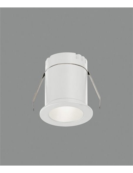 Downlight de techo Dot – ACB – Aluminio blanco/negro, LED 3000K, Ø 4,5 cm