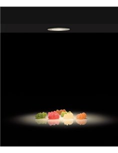 Downlight de techo Dot – ACB – Aluminio blanco/negro, LED 3000K, Ø 4,5 cm 2